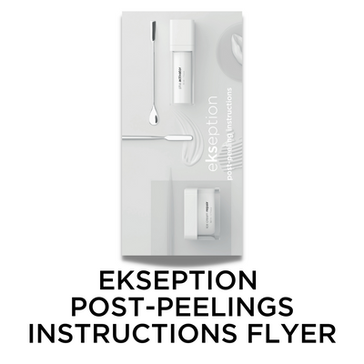 EKSEPTION POST-PEELINGS INSTRUCTIONS FLYER