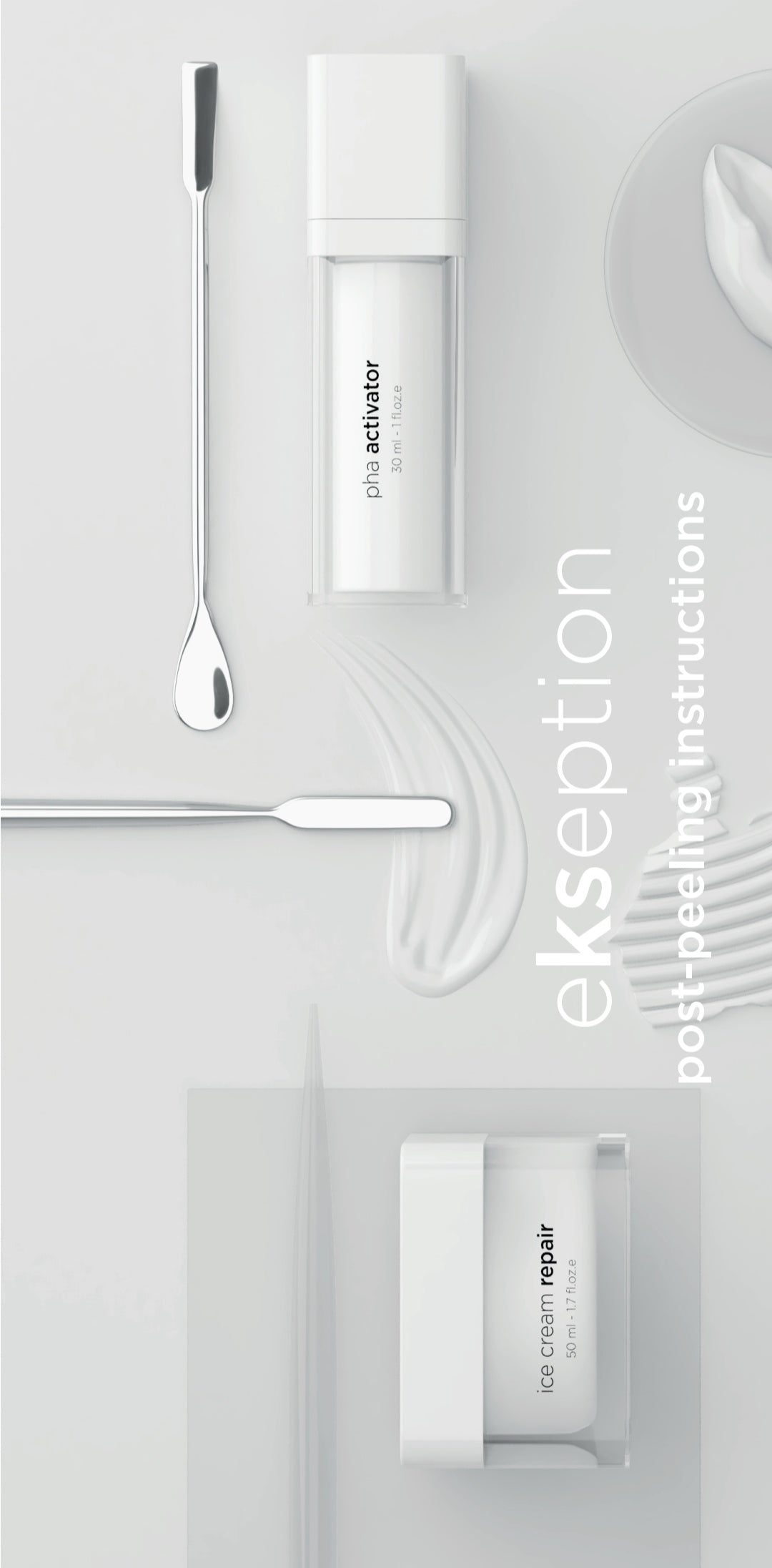 EKSEPTION POST-PEELINGS INSTRUCTIONS FLYER