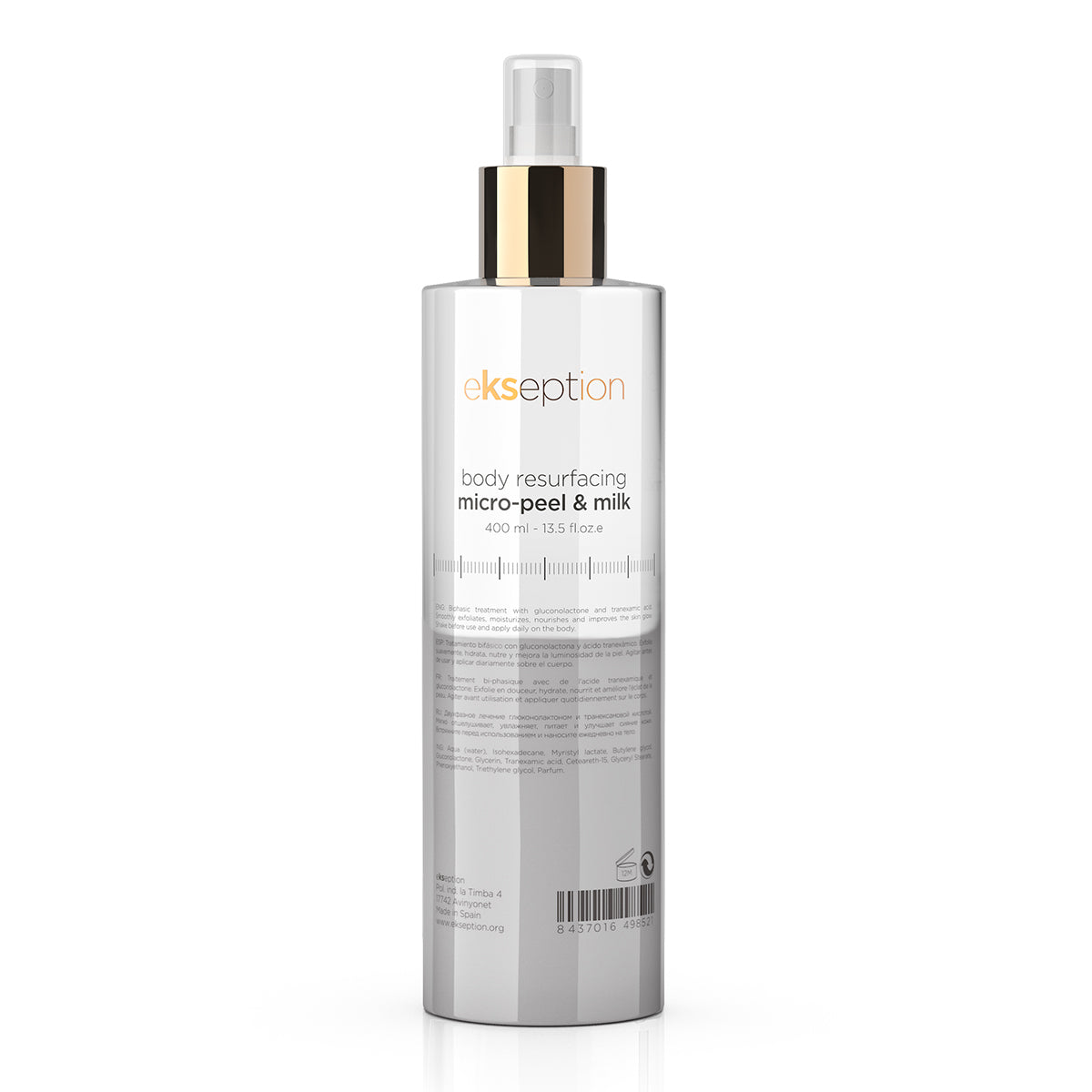 EKSEPTION BODY RESURFACING MICRO-PEEL & MILK 400ML
